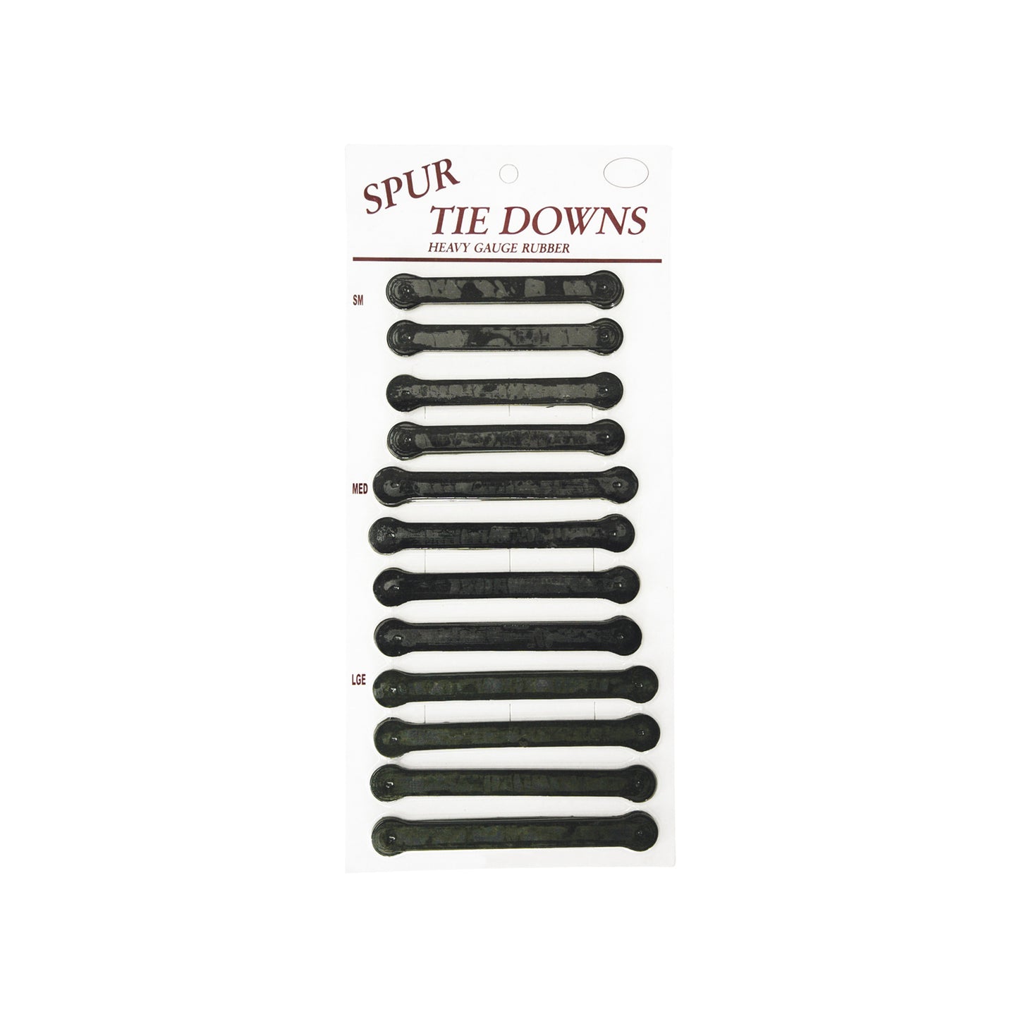 Pool's rubber spur tie down card SR00306