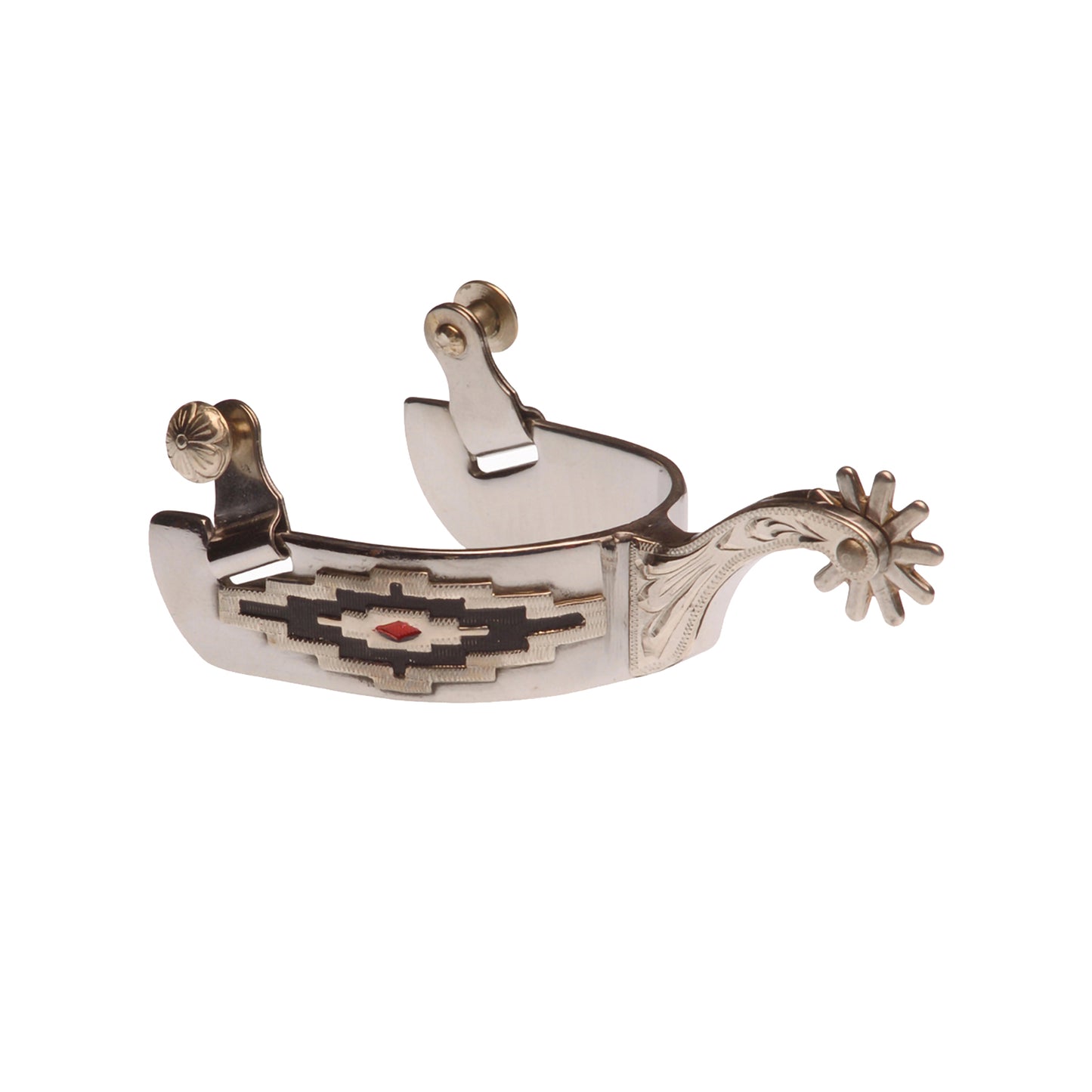 Pool's silver navajo spurs SR00220