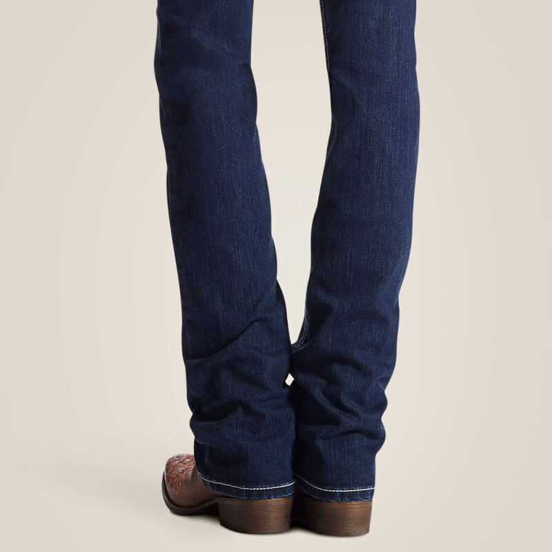 Ariat R E A L mid rise icon stackable straight leg jean