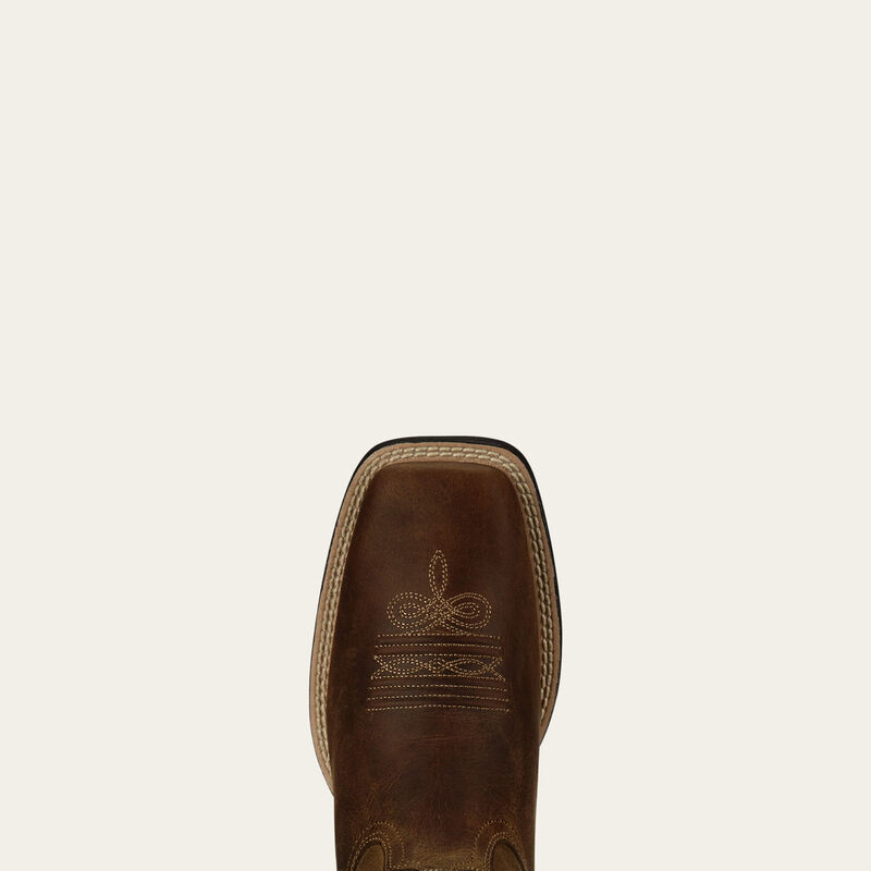Ariat round up wide square toe boot