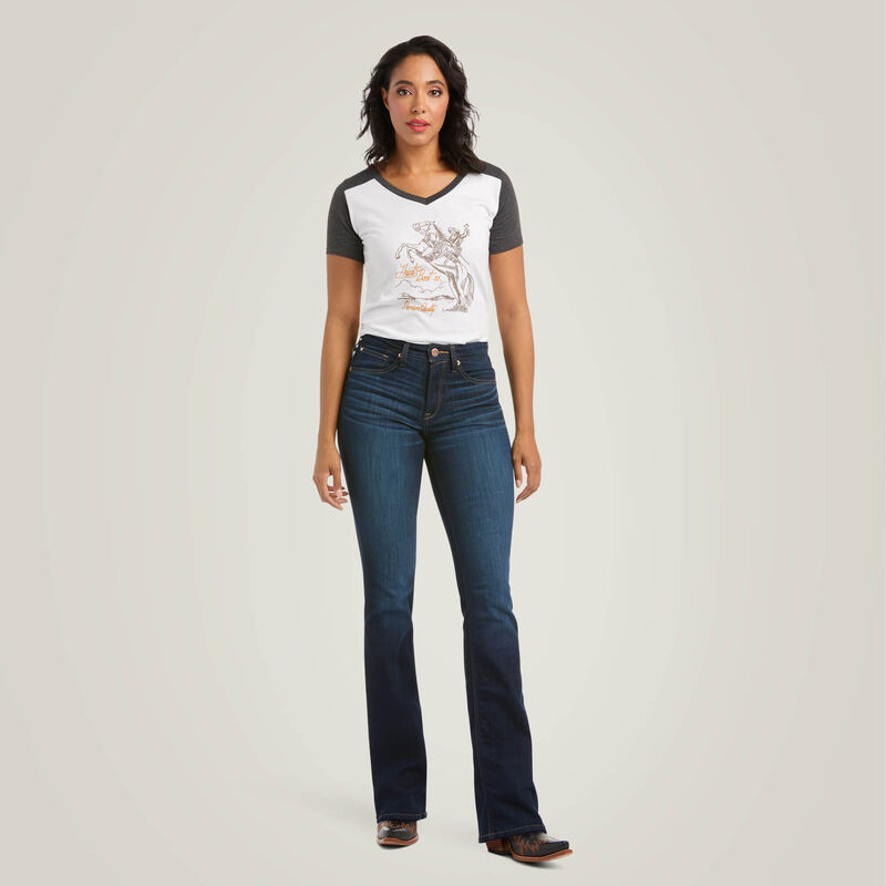 Ariat R E A L high rise ballary boot cut jeans