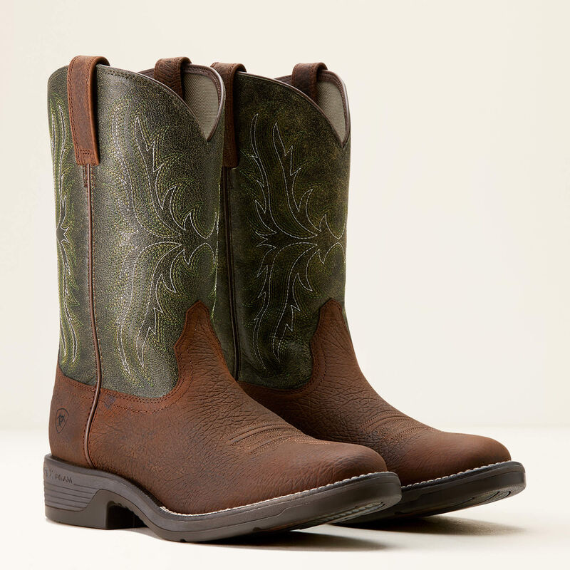 Ariat ridgeback round toe western boot