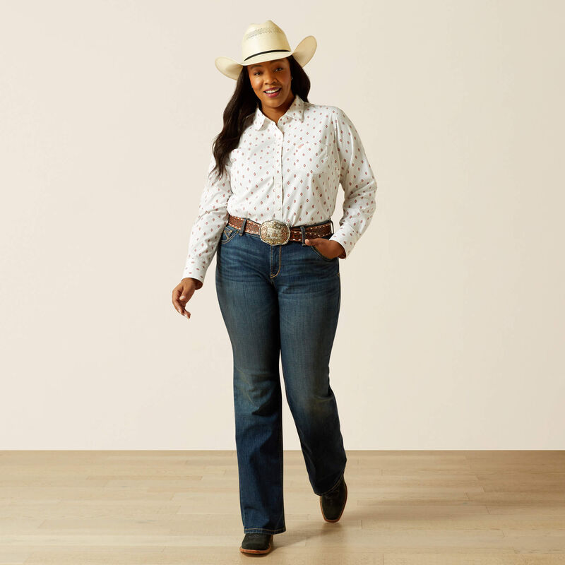Ariat mid rise sonia boot cut jeans