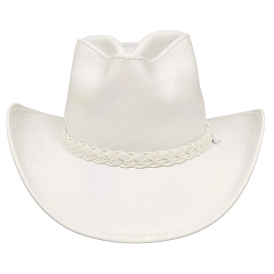 American hat makers Blizzard | White Leather Cowboy Hat