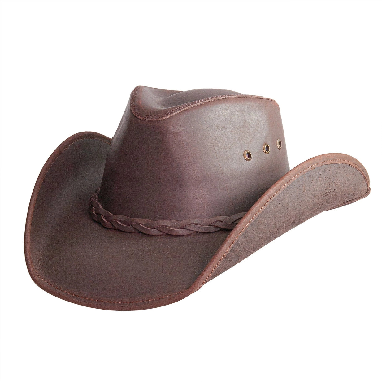 American hat makers Hollywood | Leather Cowboy Hat