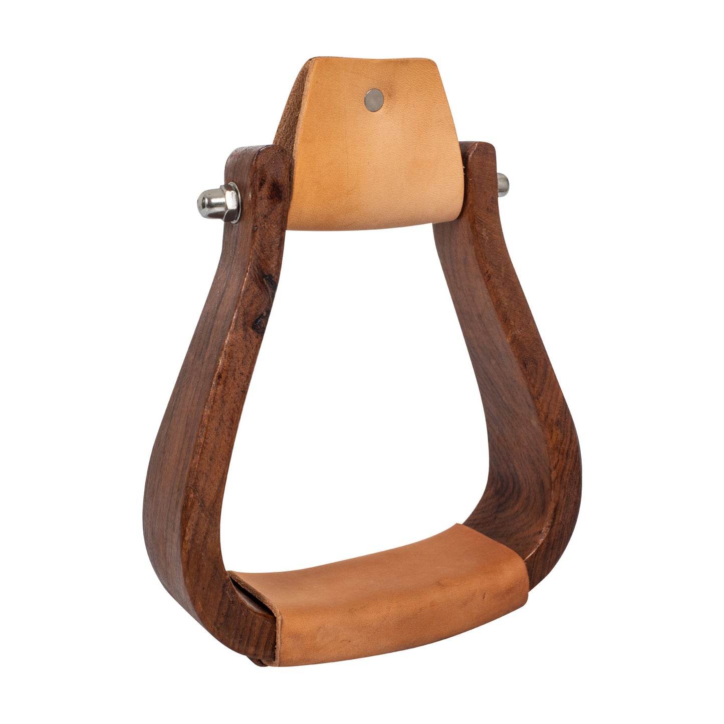 Pool's wooden western stirrups wide bench PL00021