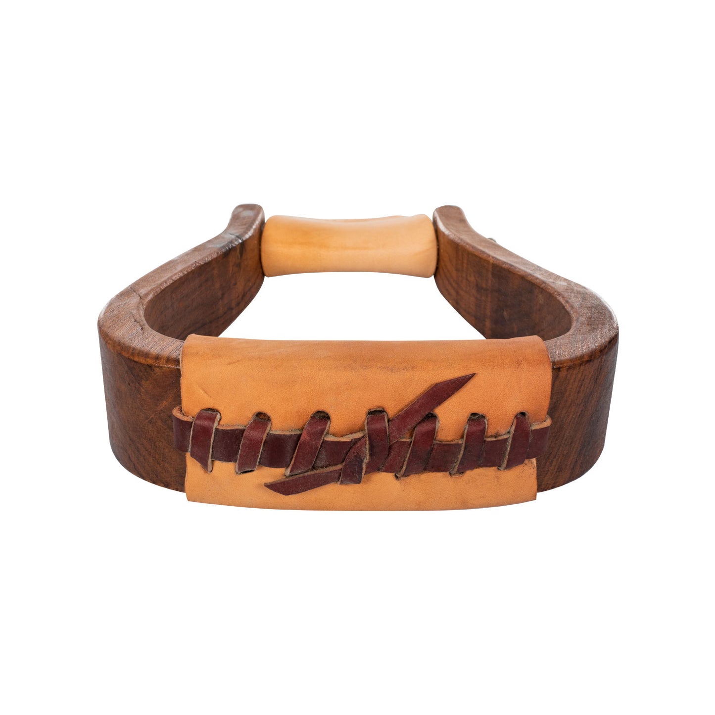 Pool's wooden western stirrups wide bench PL00021