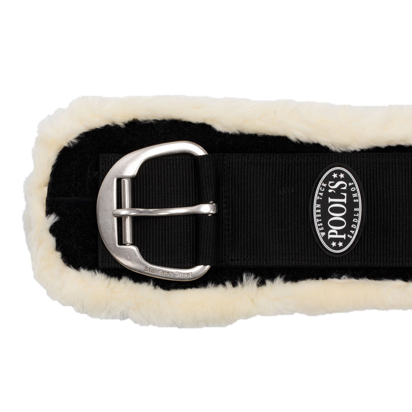 Pool's airflow comfort western girth with synthetic wool PLH00008