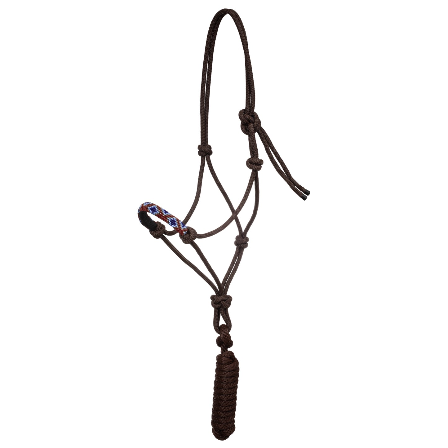 Pool's navajo knot halter with lead PLH03000