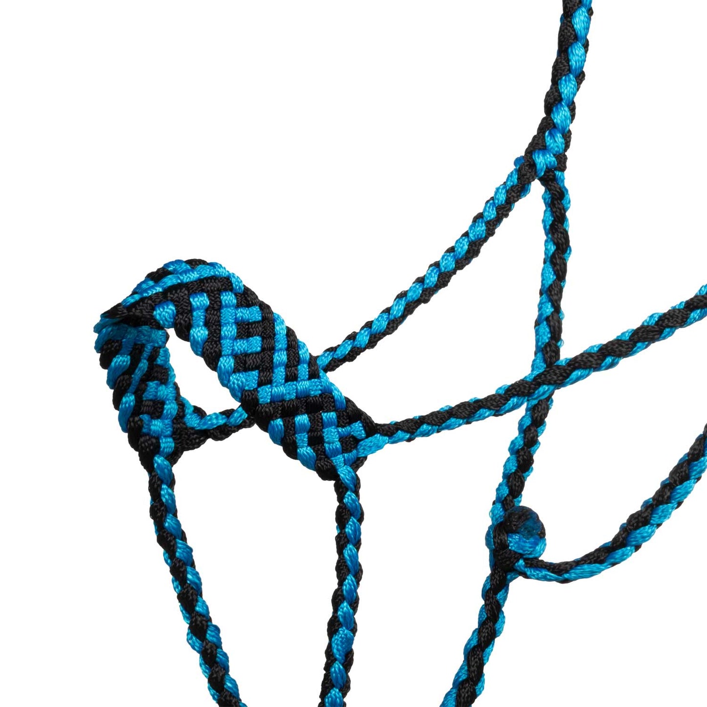 Pool's wide nose rope halter with lead PLH03018