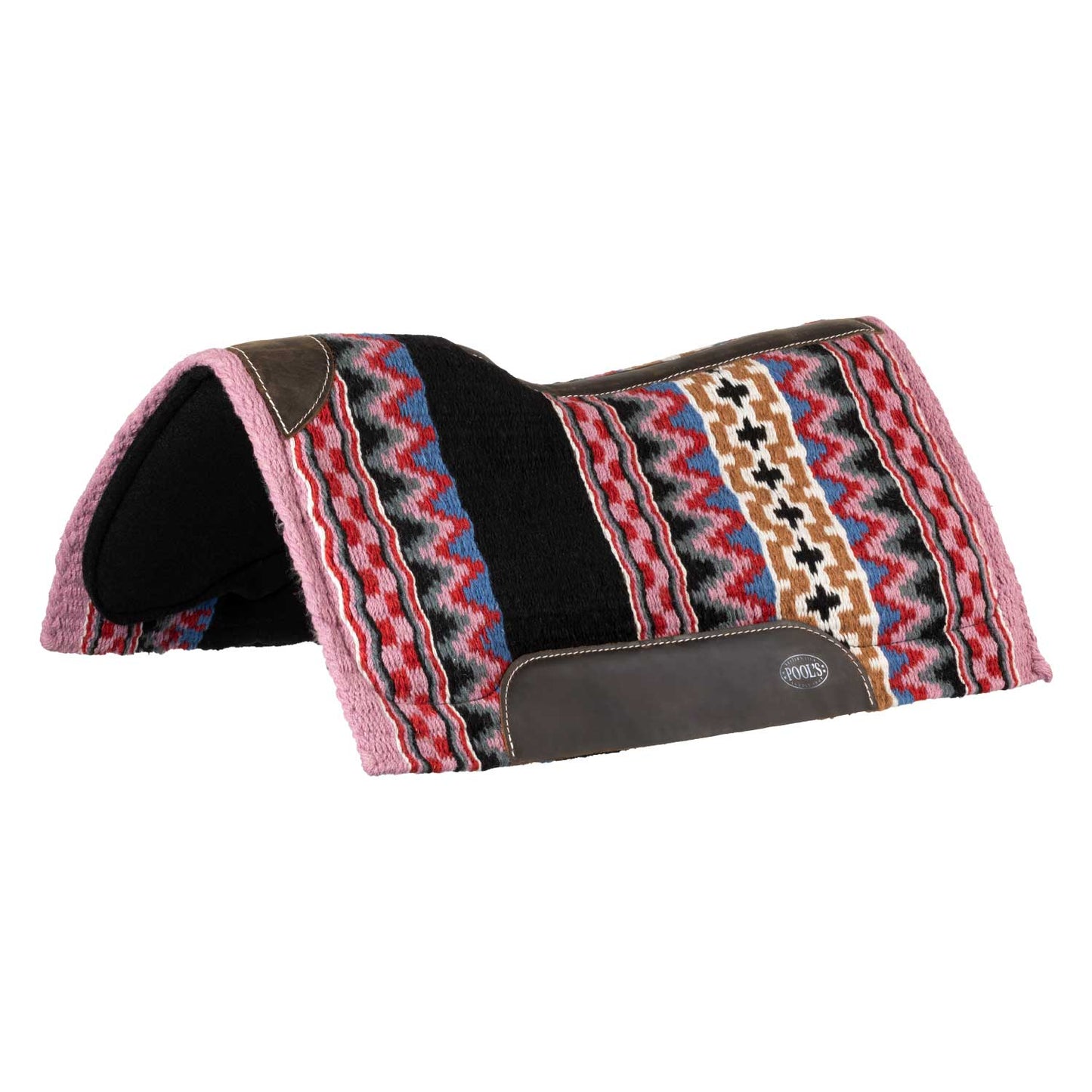 Pool's western wool top felt bottom saddle pad PLH09007