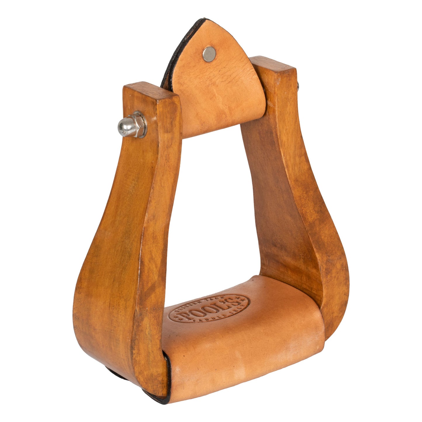 Pool's ys wide wood western stirrups PLH10002