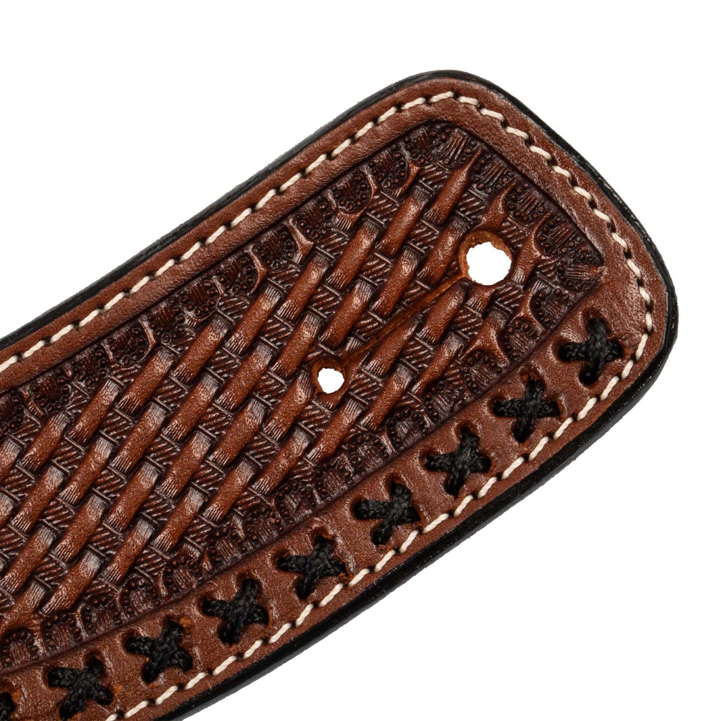 Pool's western spur straps with decorations PLU03001