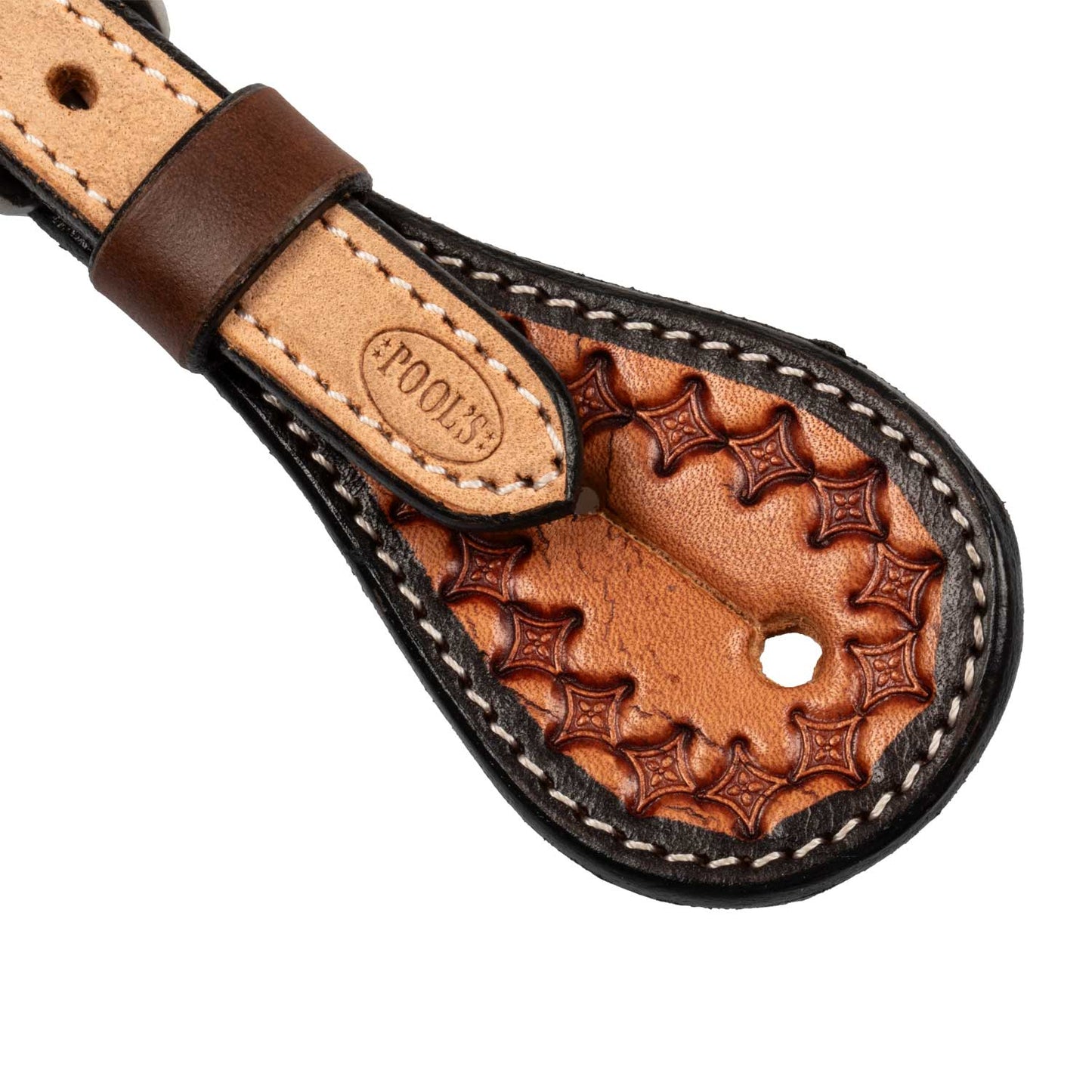 Pool's 2 tone western spur straps PLU03004