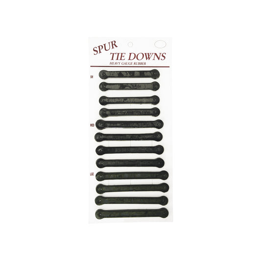 Pool's rubber spur tie down card SR00306