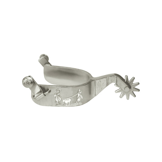 Pool's western satin spurs team roper SR00251