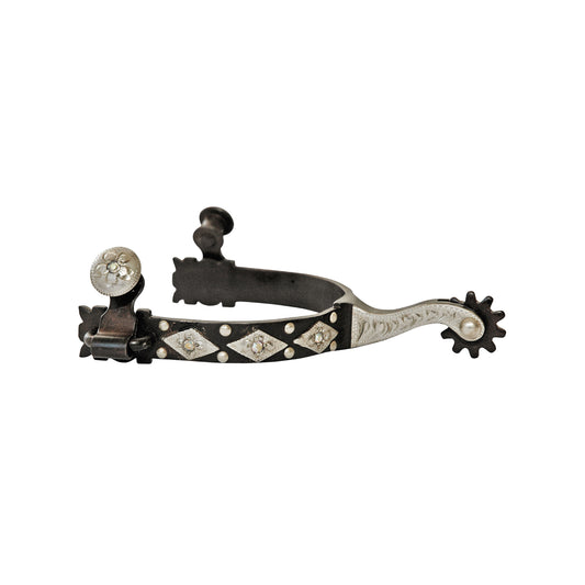 Pool's lakota spurs with strass inlay SR00237