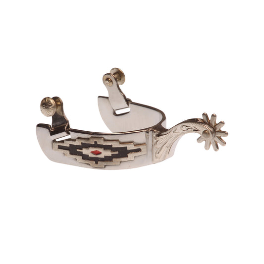 Pool's silver navajo spurs SR00220