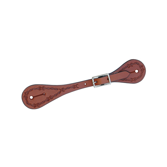 Pool's spur straps with barbwire trim SR00093