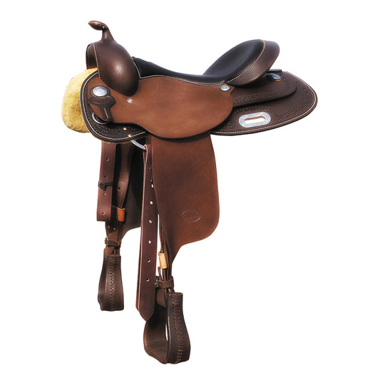 Pool's rough out 1020 team penning saddle SE00063
