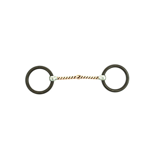 Pool's western bit copper burnished rings MO00952