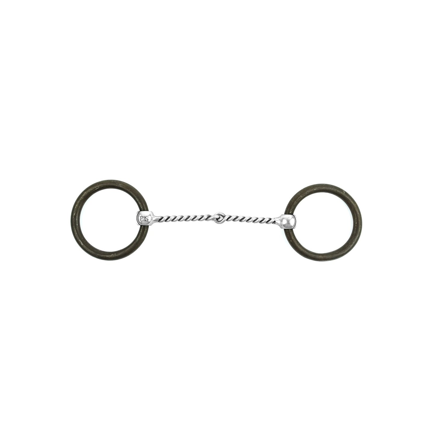 Pool's western bit inox burnished rings MO00951