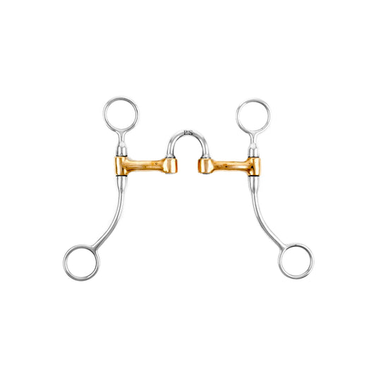 Pool's correctional stainless steel bit with cheeks MO00910A