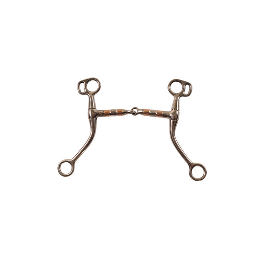 Pool's SS and copper bit with SS roller MO00160