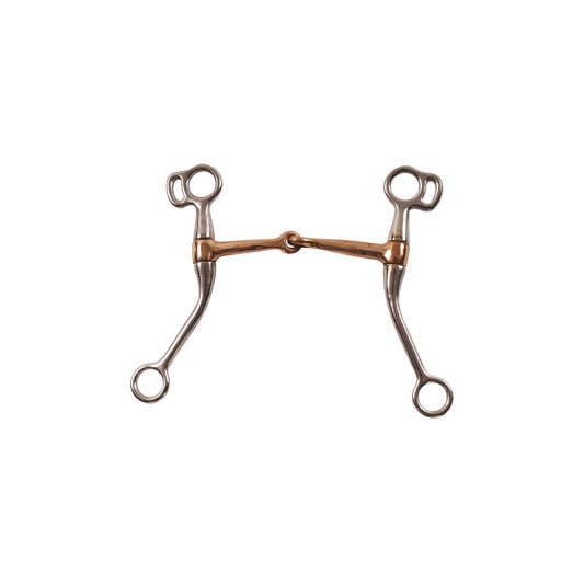 Pool's SS western bit copper cannon long cheeks MO00150