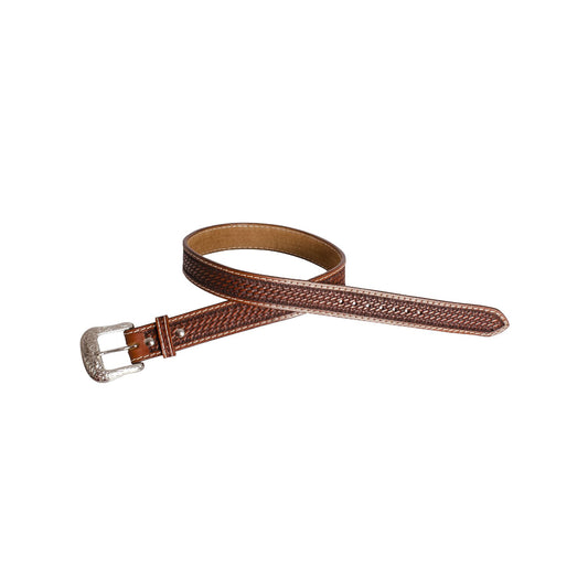 Pool's western leather belt AB00647