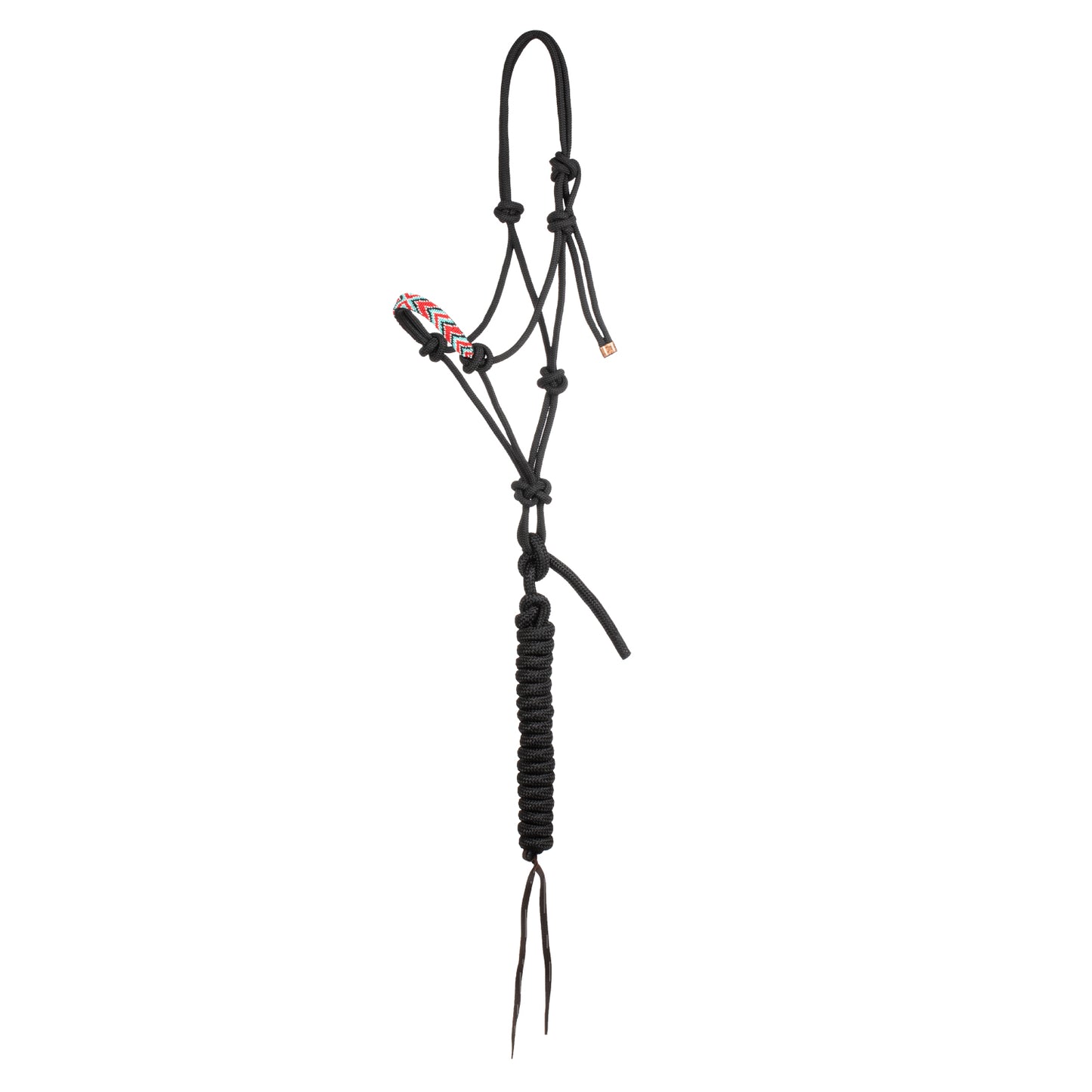 Pool's rope halter with  beads PLH03012