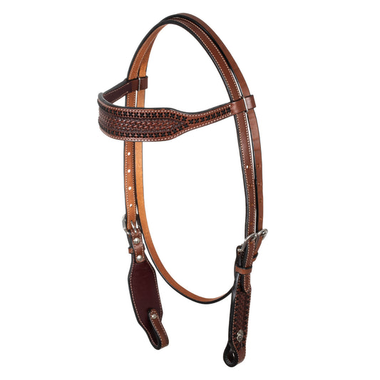 Pool's western bridle with wide browband PLH01023