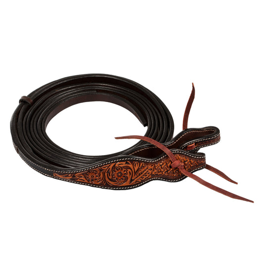 Pool's western reins floral tooling PLH01034