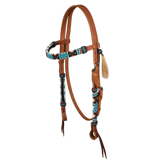 Pool's navajo pearls western bridle PLH01009