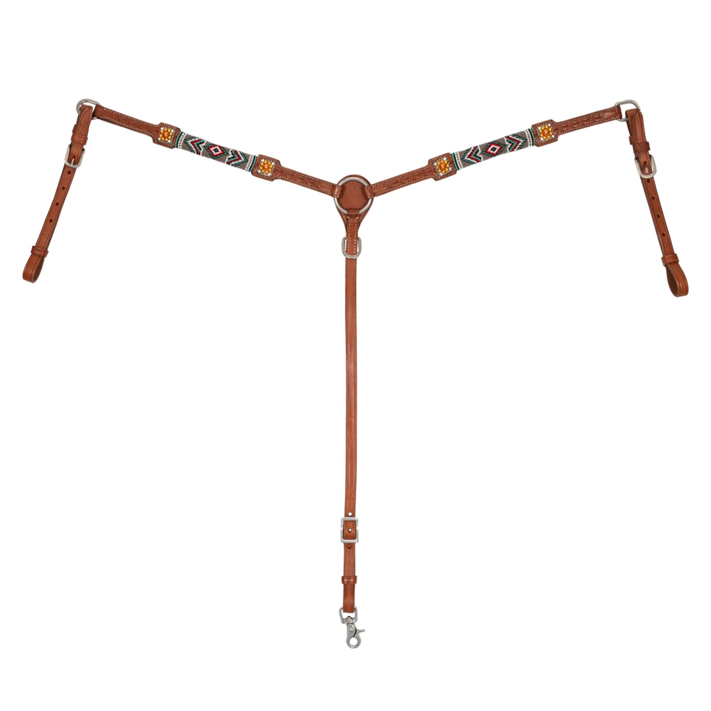 Pool's breastcollar with navajo beaded decorations PLH02007
