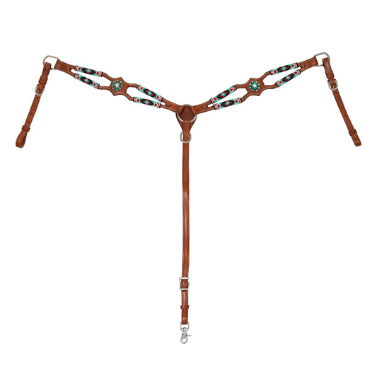 Pool's emerald western breastcollar PLH02008