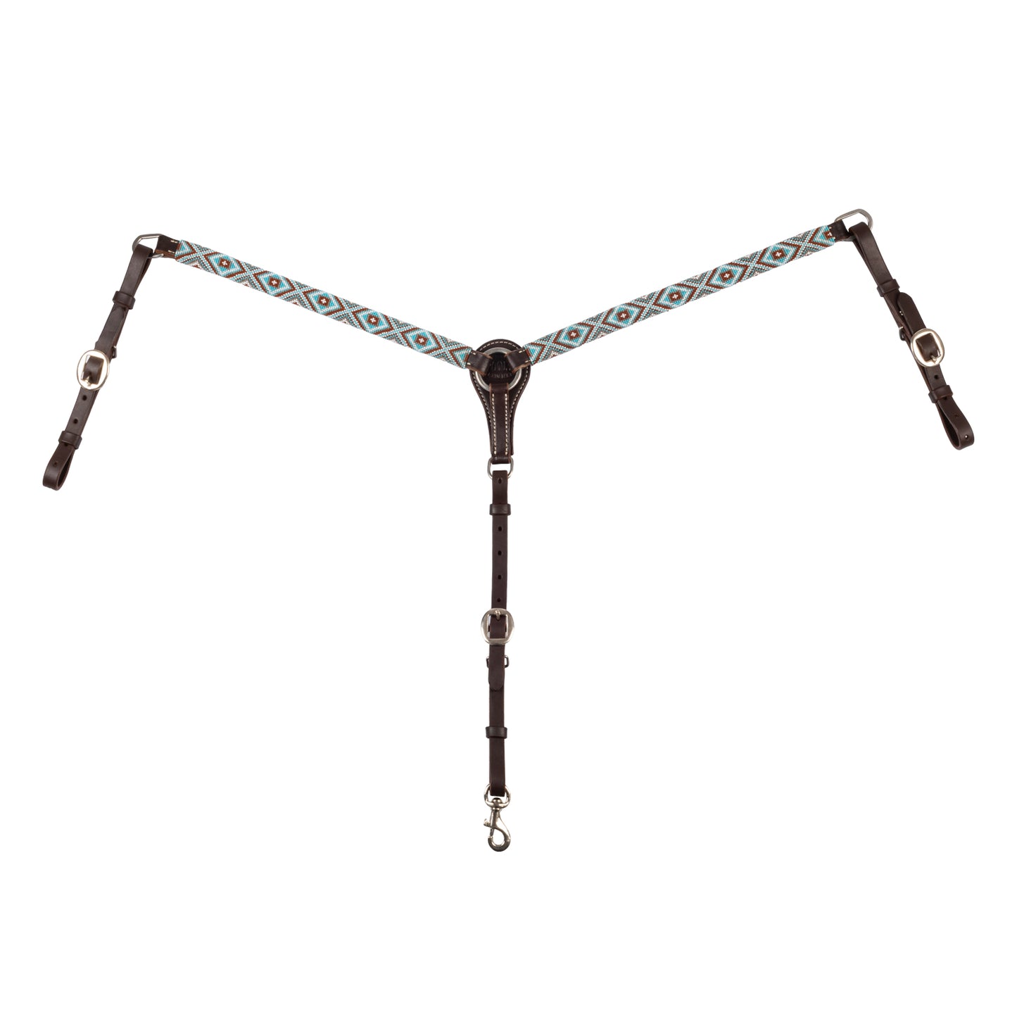 Pool's diamonds beaded western oil breastplate PLH02020