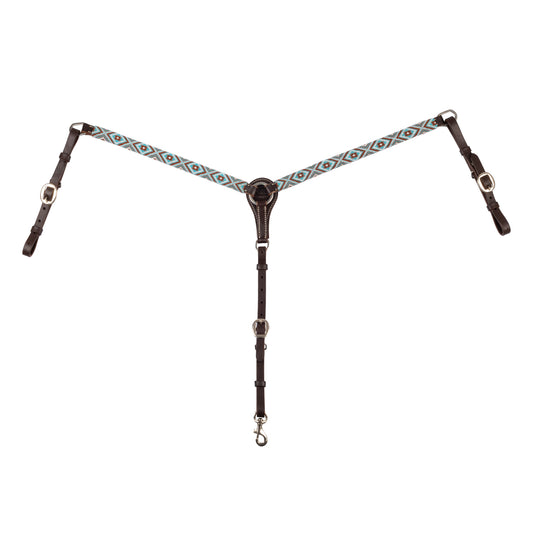 Pool's diamonds beaded western oil breastplate PLH02020