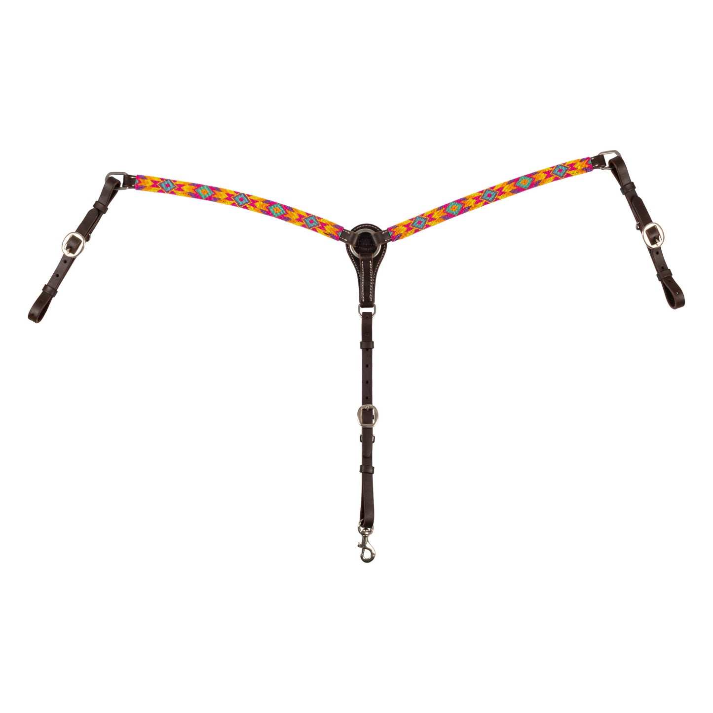 Pool's multicolor beaded western oil breastplate PLH02021