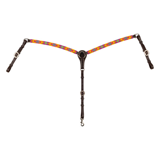 Pool's multicolor beaded western oil breastplate PLH02021