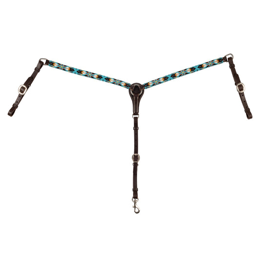 Pool's navajo sky beaded western oil breastplate PLH02018