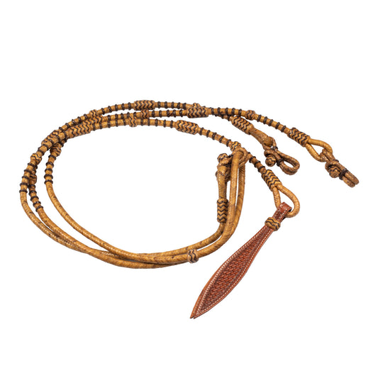 Pool"s raw braided western reins PLH01060