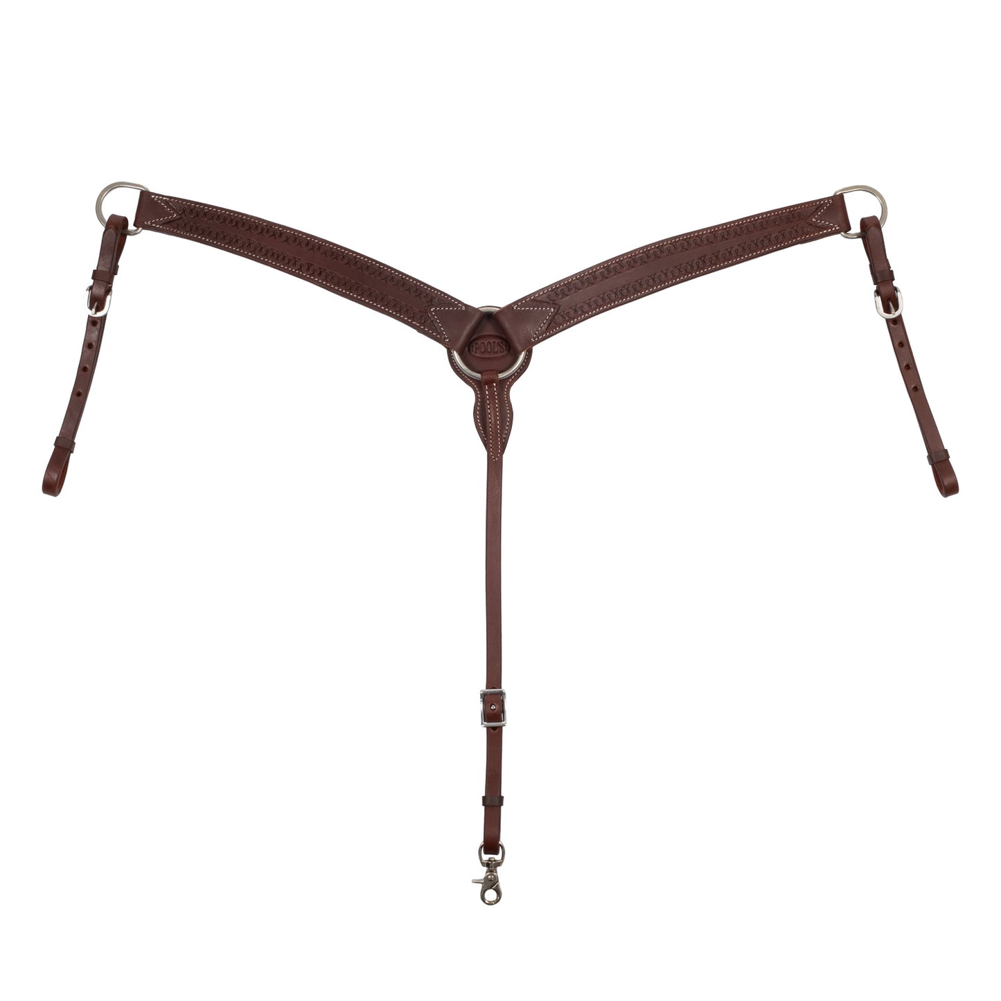 Pool's western leather breastplate PLH02063