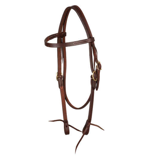 Pool"s Western tie ends browband bridle PLH01063
