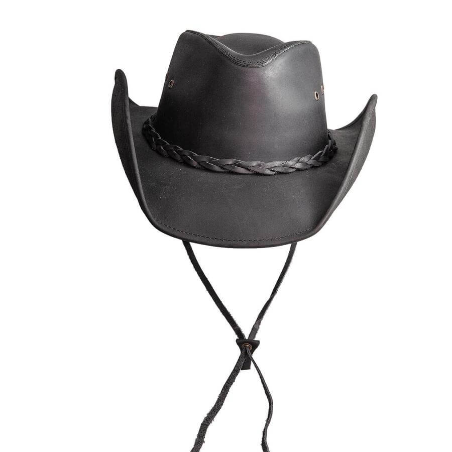 American hat makers Hollywood | Leather Cowboy Hat