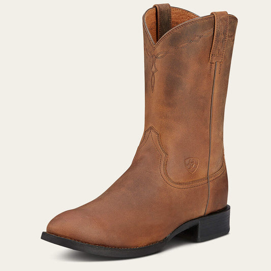 Ariat heritage roper western boot