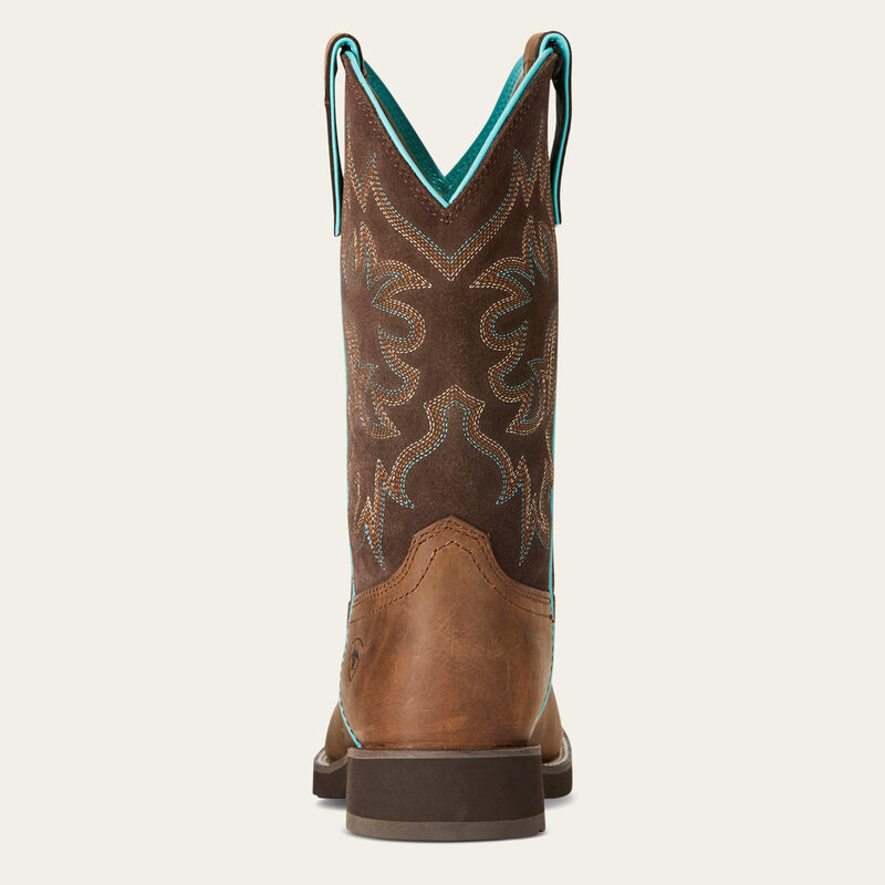 Ariat delilah round toe western boot