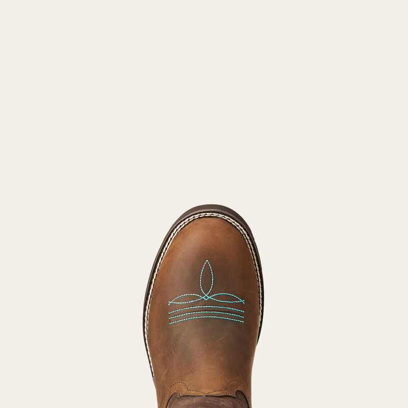 Ariat delilah round toe western boot
