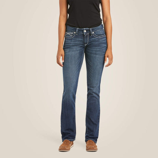 Ariat R E A L mid rise Ivy stackable straight leg jean