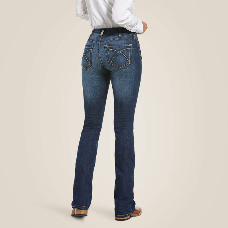 Ariat R E A L perfect rise stretch rosa boot cut jeans
